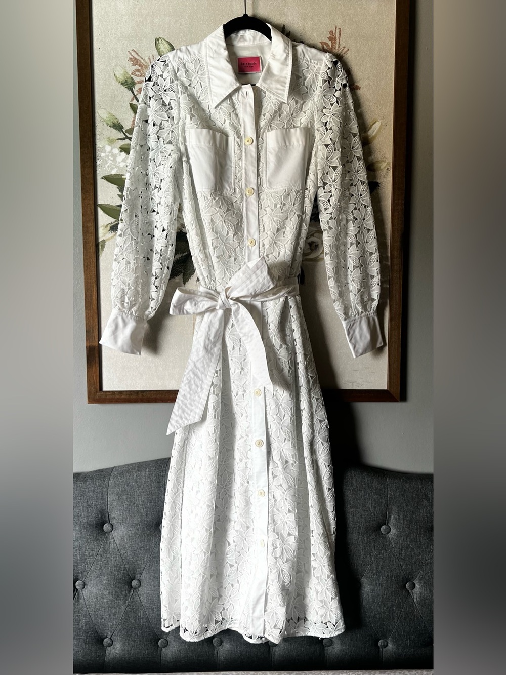 Kate Spade Embroidered Maxi Dress